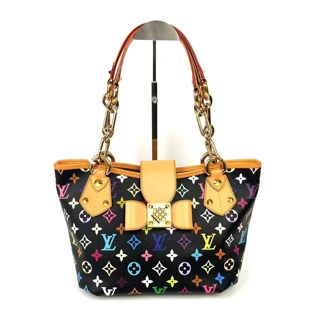 99新 LouisVuitton/路易威登 拾壹/LV 黑三彩Annie/88889887