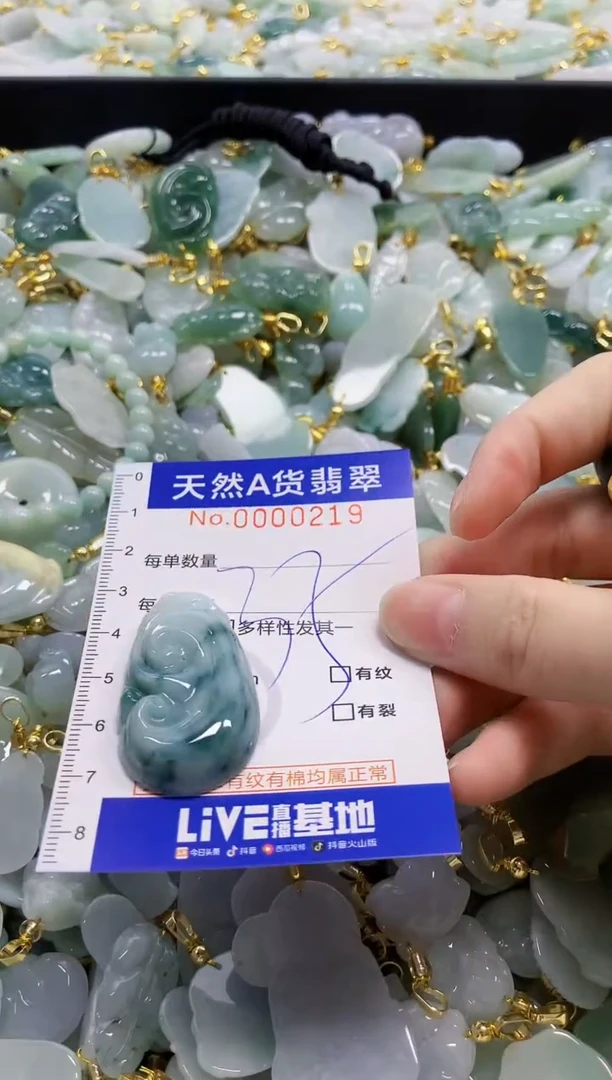 颈饰未镶嵌翡翠天然A货翡翠