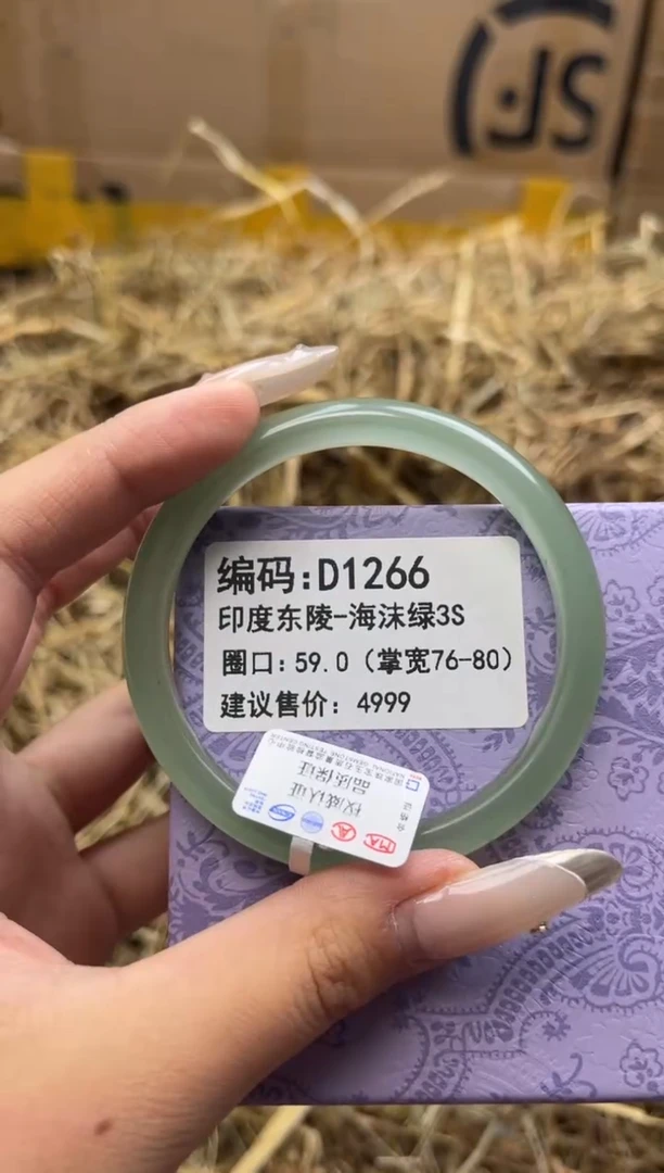 未镶嵌手镯石英质玉d1266-59