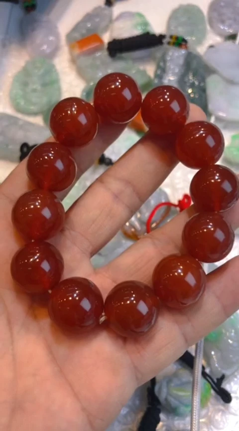 【闪购商品】玛瑙/玉髓手串未镶嵌老玛瑙