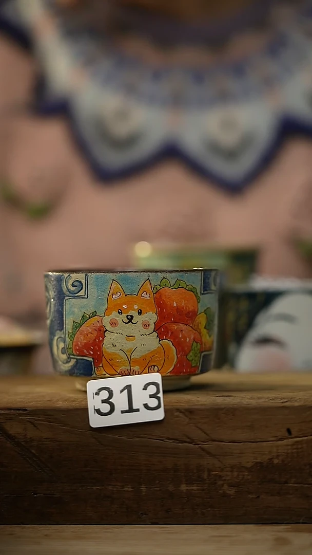 【闪购商品】瓷片新品！设计师手作款柴烧动物系列 迷糊