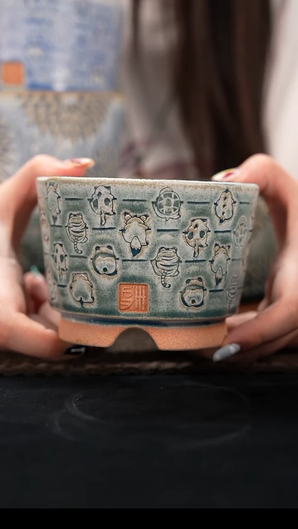 9-8-115花盆口径10.5瑕