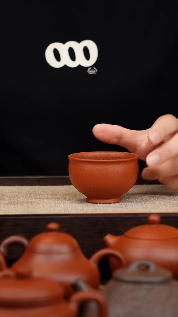 茶壶紫砂引流款 主人杯 红降坡 90cc