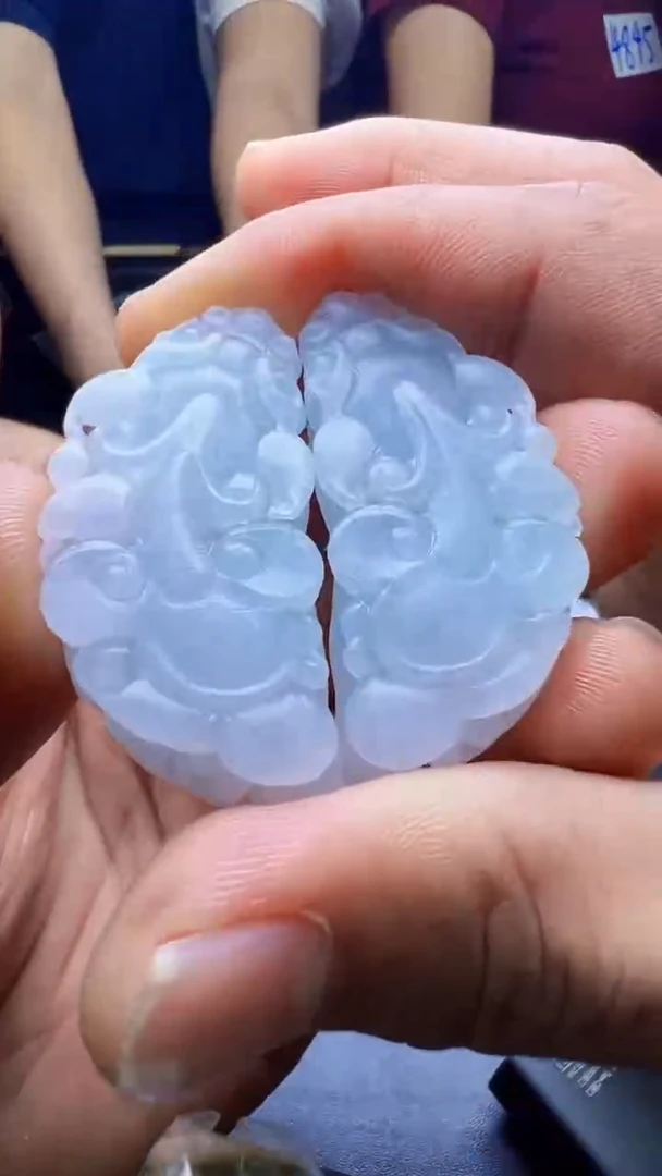 未镶嵌定制翡翠天然翡翠A货一对