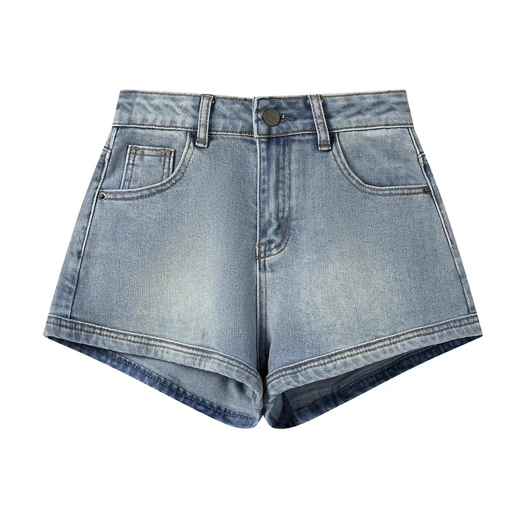 羊城故事- 美式复古水洗晕染牛仔裤女2025夏季新款辣妹8002