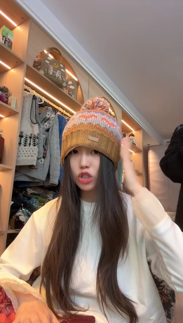 羊毛焦糖狐狸帽
