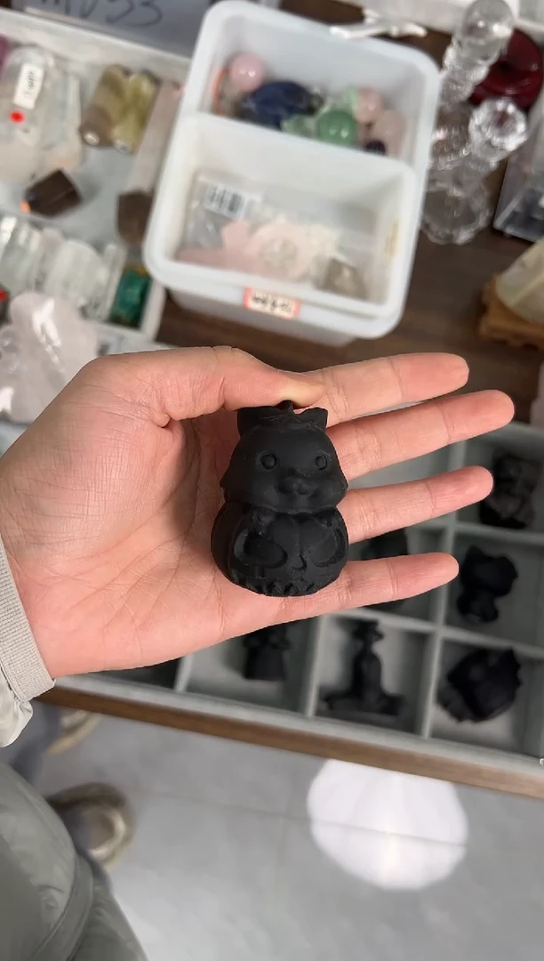 未镶嵌黑曜岩珠宝奇石M797