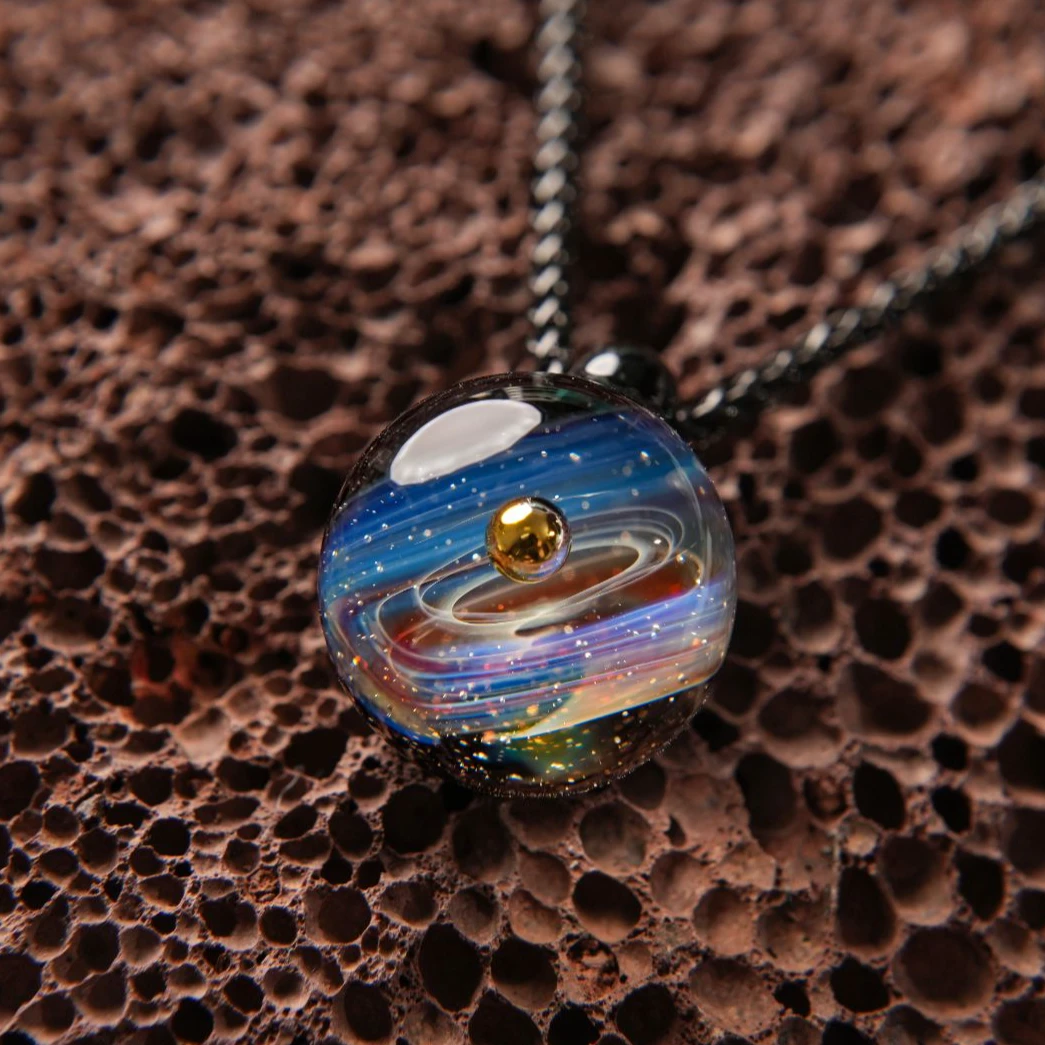 【星河花纹】星辰琉璃 纯手工琉璃工艺品 彩色宇宙星璃