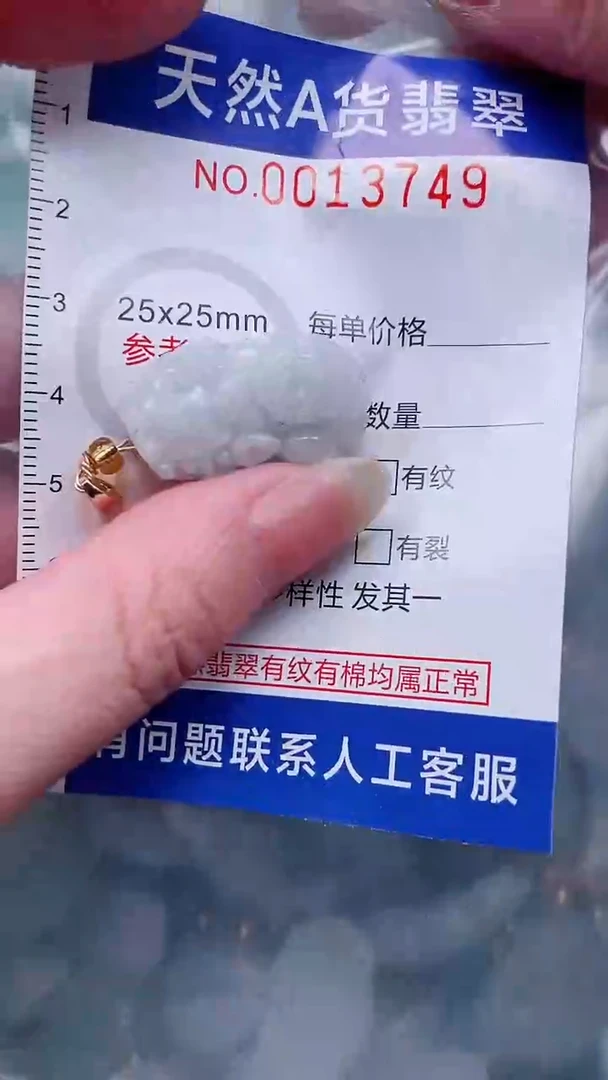 翡翠未镶嵌吊坠(不含链)1