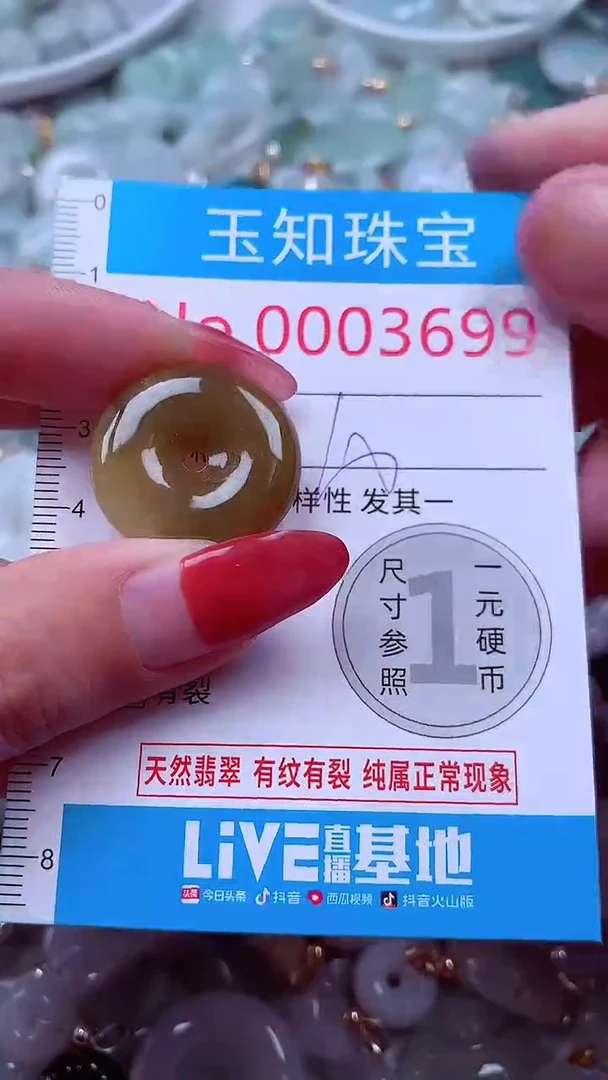 吊坠(不含链)未镶嵌翡翠3699
