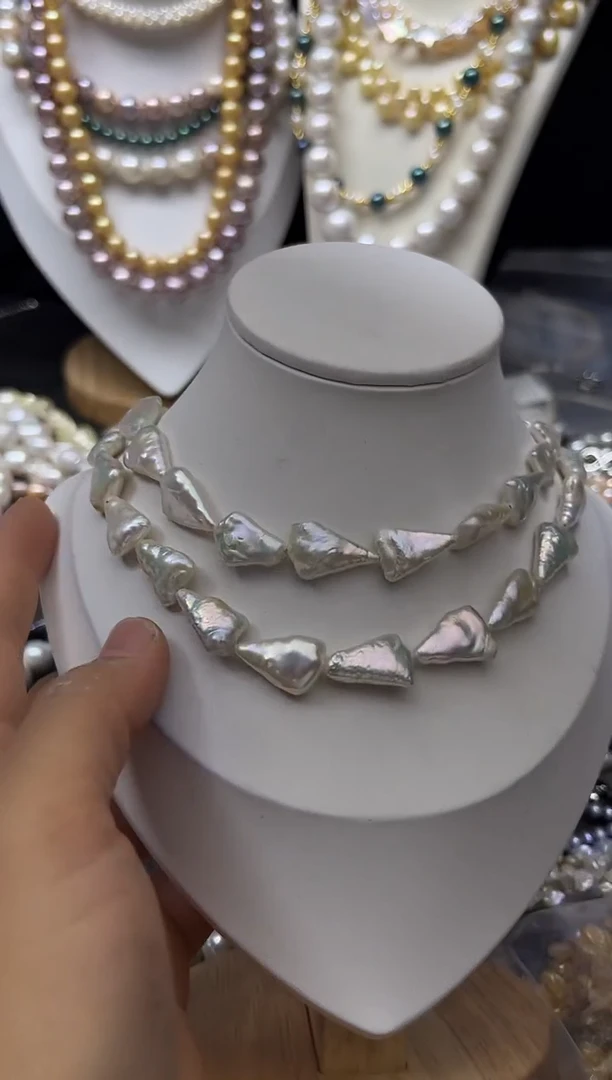 淡水珍珠未镶嵌颈饰多人