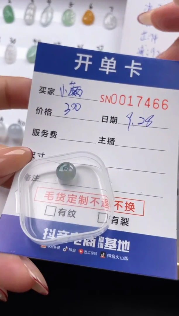 颈饰未镶嵌翡翠小*00017466