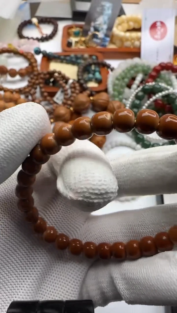 吊坠橄榄核核尖手串