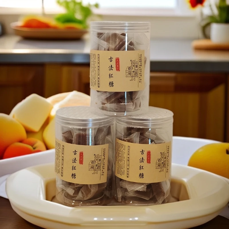 云南手工老红糖纯甘蔗罐装冲饮煲汤老红糖