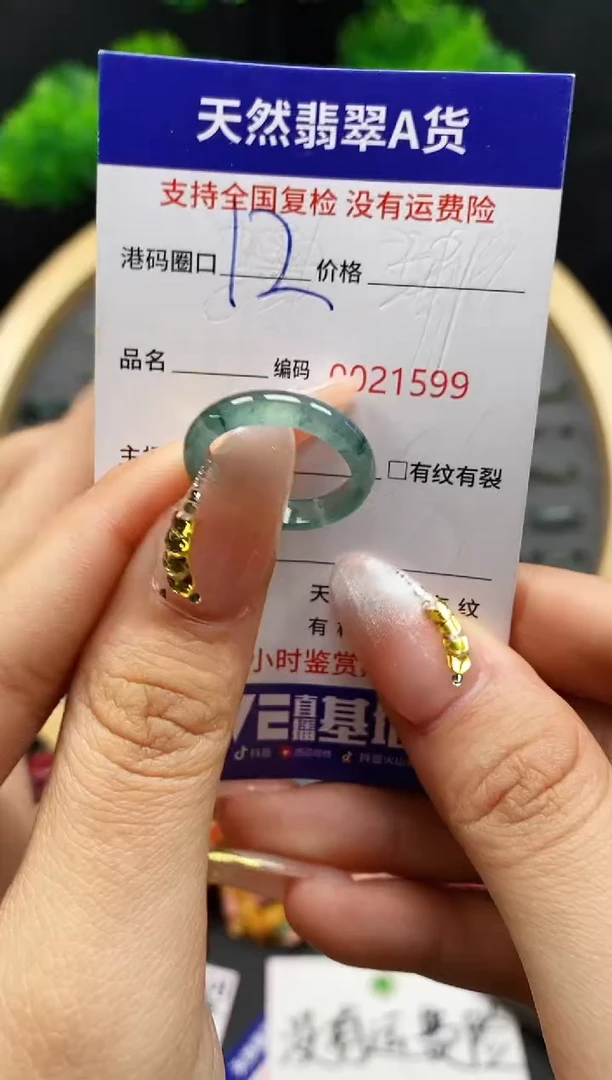 【闪购商品】翡翠戒指未镶嵌天然翡翠戒圈1599
