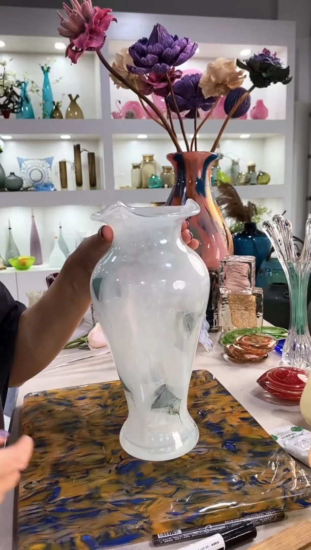 慕忆家手作琉璃花瓶