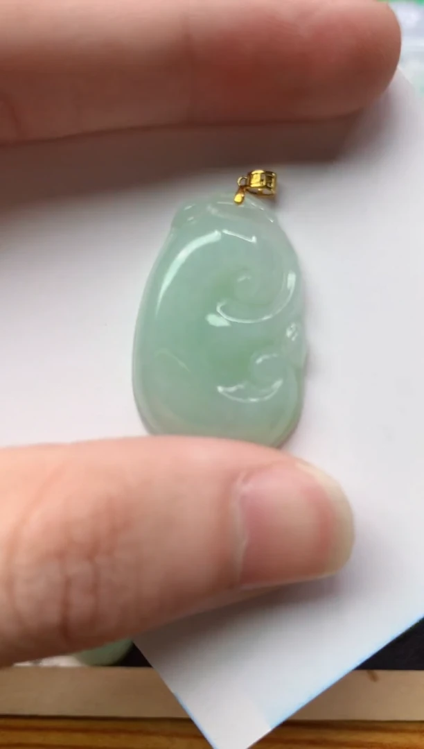 【闪购商品】翡翠颈饰18K金镶嵌2...........