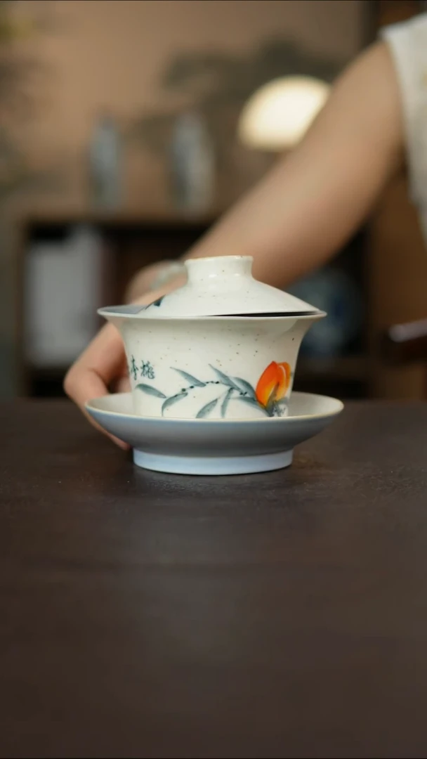 杯景德镇陶瓷杯碗柴烧多人微瑕