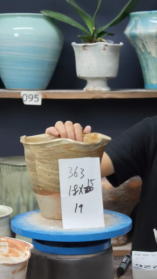 景德镇花盆默认微瑕363