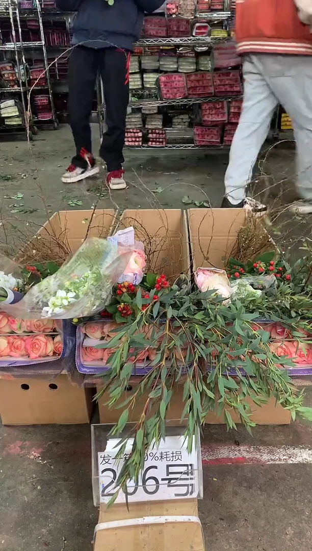 206号♥中通含20%耗损发一箱鲜花