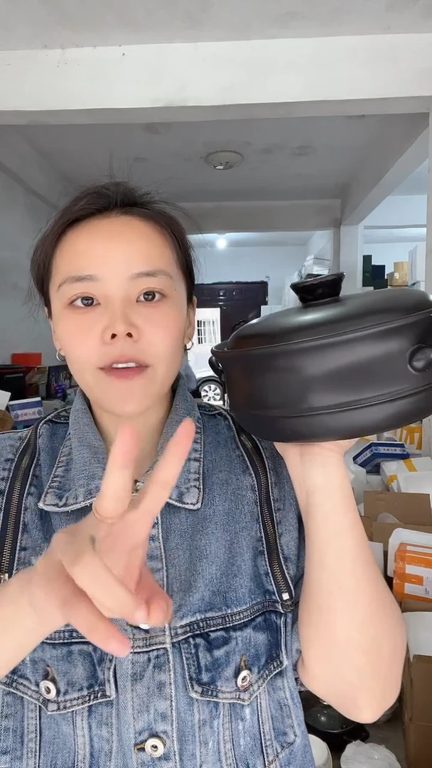 瓷片一个3升的砂锅的东西