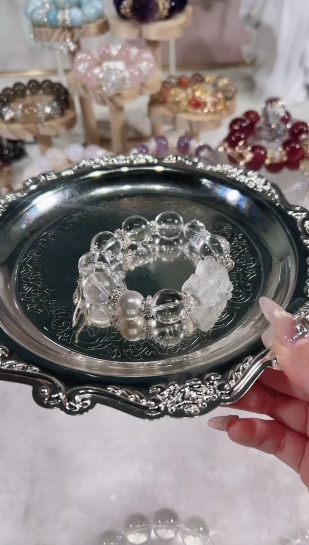 【闪购商品】水晶手链未镶嵌天然水晶默认微瑕 多样性发货发其一