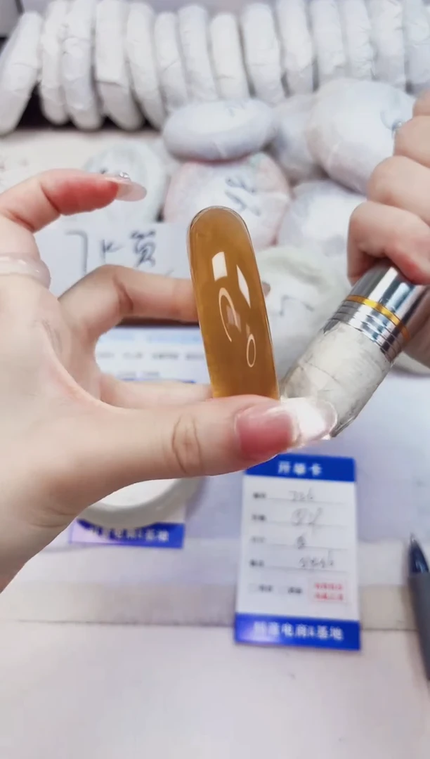 石英质玉手镯未镶嵌226-东陵玉-圈口55