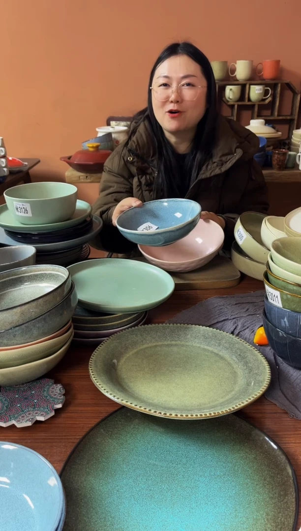 【闪购商品】碗X306  陶瓷碗大小两件套