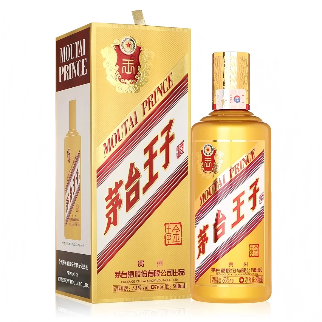 MOUTAI PRINCE/茅台王子酒金王子酒 酱香型 单瓶  500ML53度