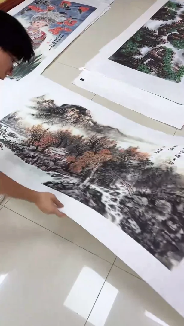 国画九霄甄选国画作品x6