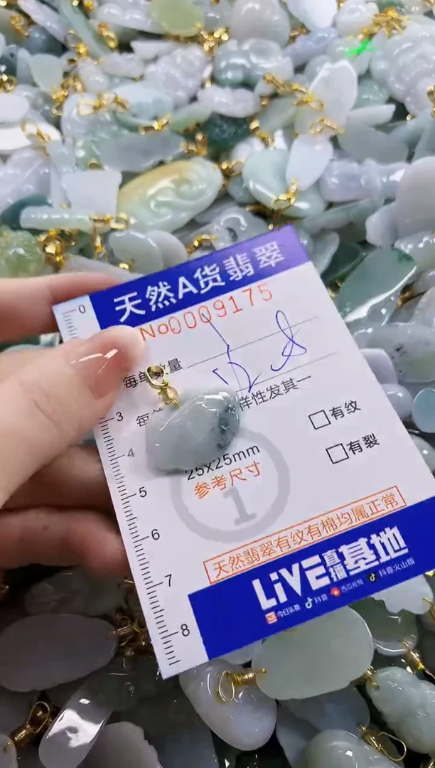 颈饰未镶嵌翡翠天然A货翡翠