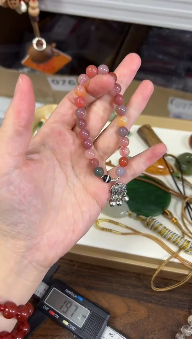 未镶嵌手链玛瑙/玉髓老盐源多宝玛瑙如意款手链[1951]