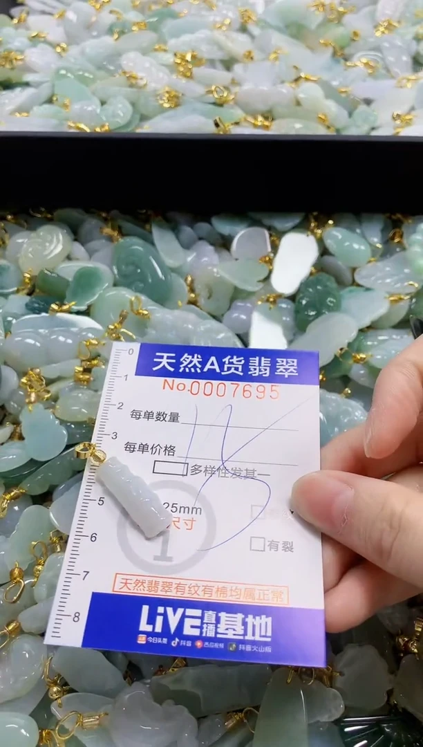 颈饰未镶嵌翡翠天然A货翡翠