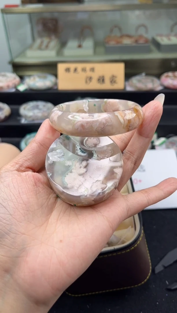 未镶嵌手镯石英质玉57圈口（赠品镯心）S951640