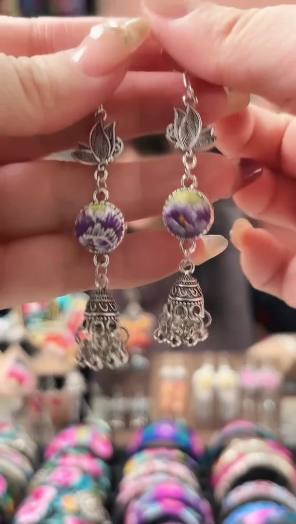 织绣艺枝独绣手工饰品41