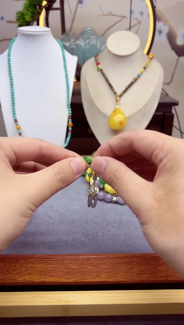 【闪购商品】和田玉耳饰14K金镶嵌e50`````