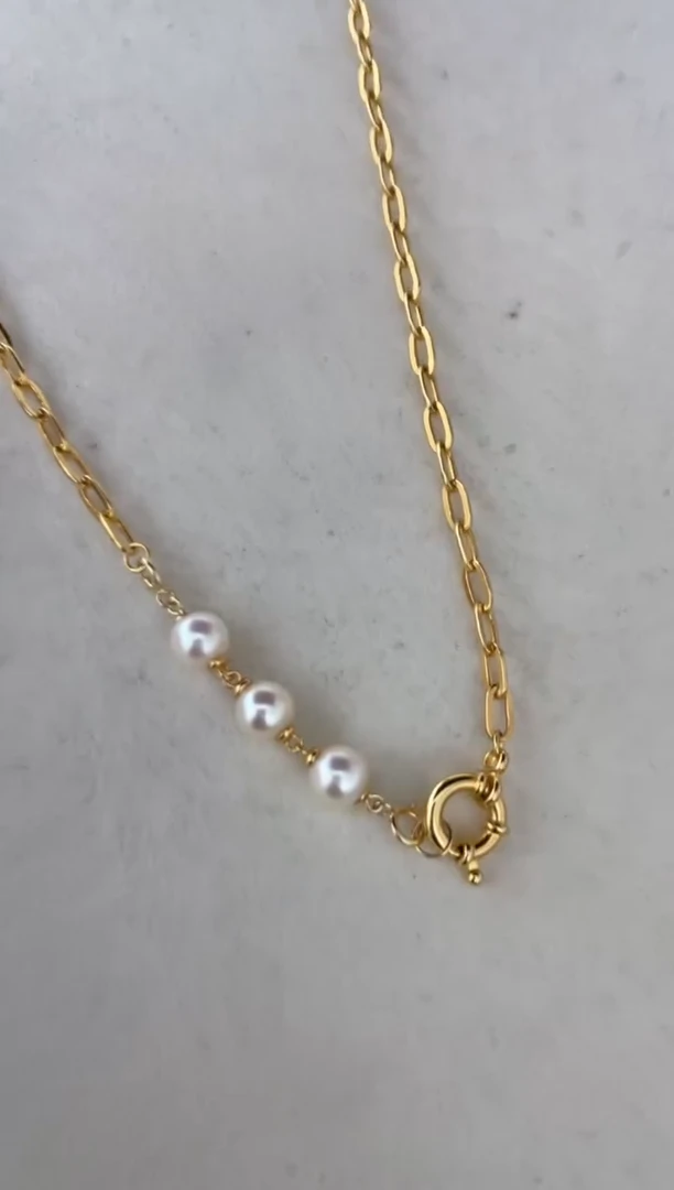 海水珍珠银S925镶嵌颈饰吊坠