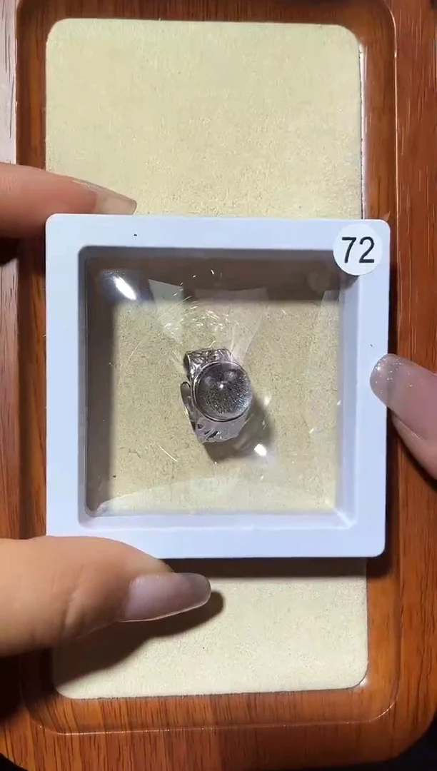 【闪购商品】水晶戒指银S925镶嵌定制