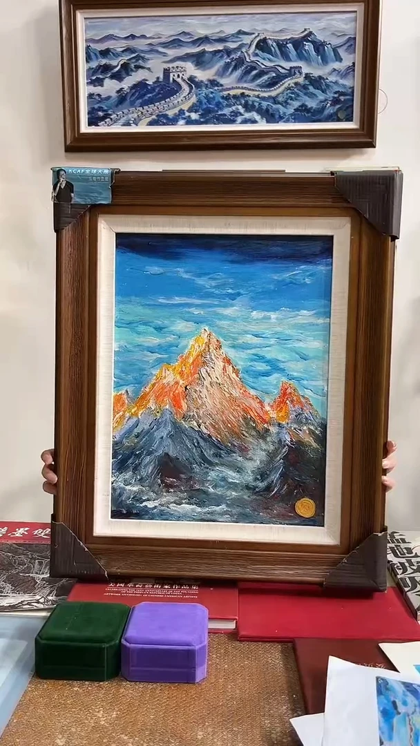 国画张敬油画作品15