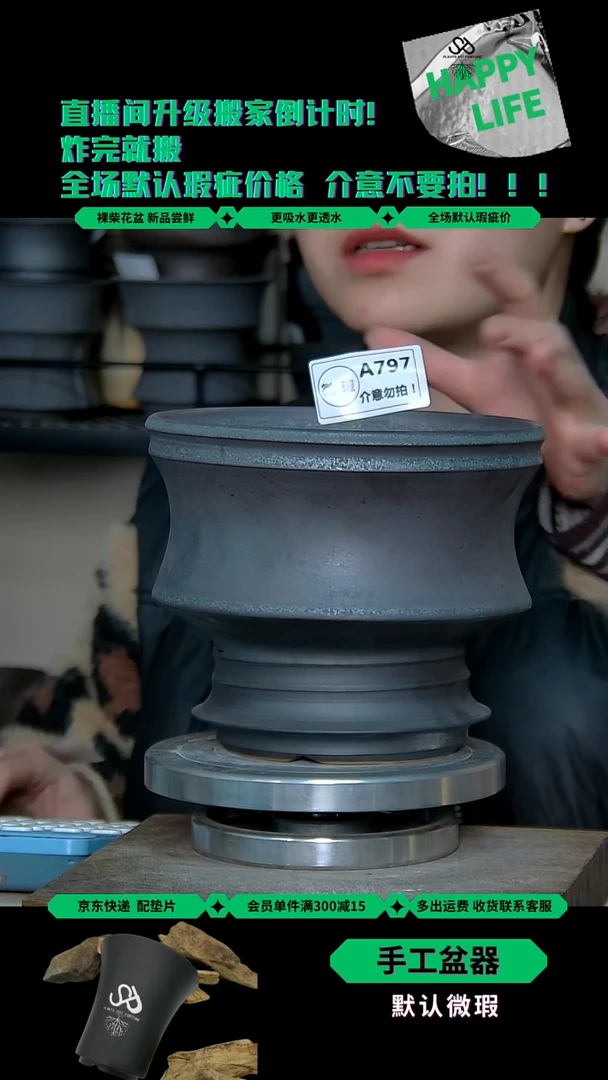 陶瓷797 磕碰微瑕 内口15外高14