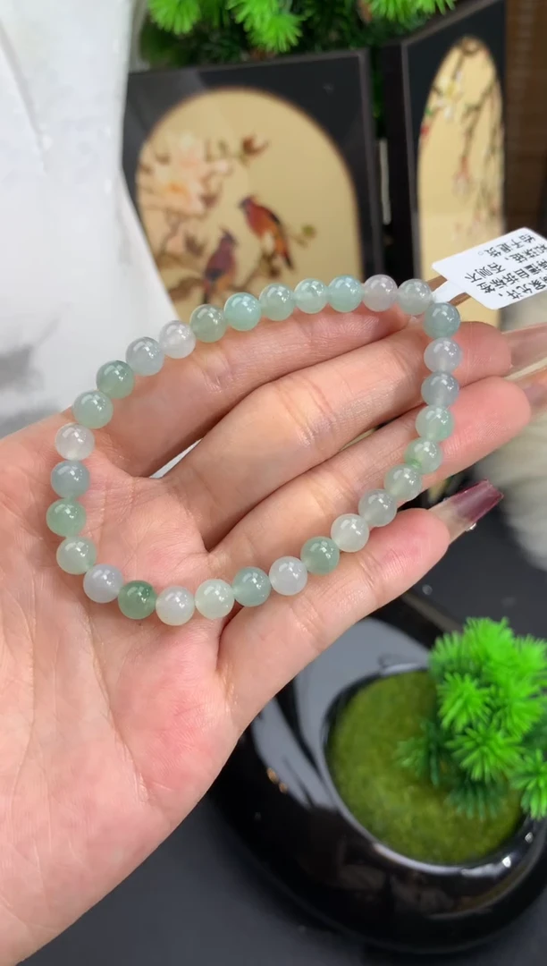 【闪购商品】翡翠手链未镶嵌卡6.1mm