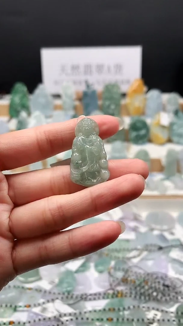 项链未镶嵌翡翠43站观音