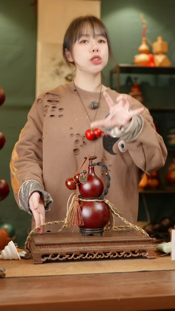 27号精品天然大漆酒葫芦一物一拍~