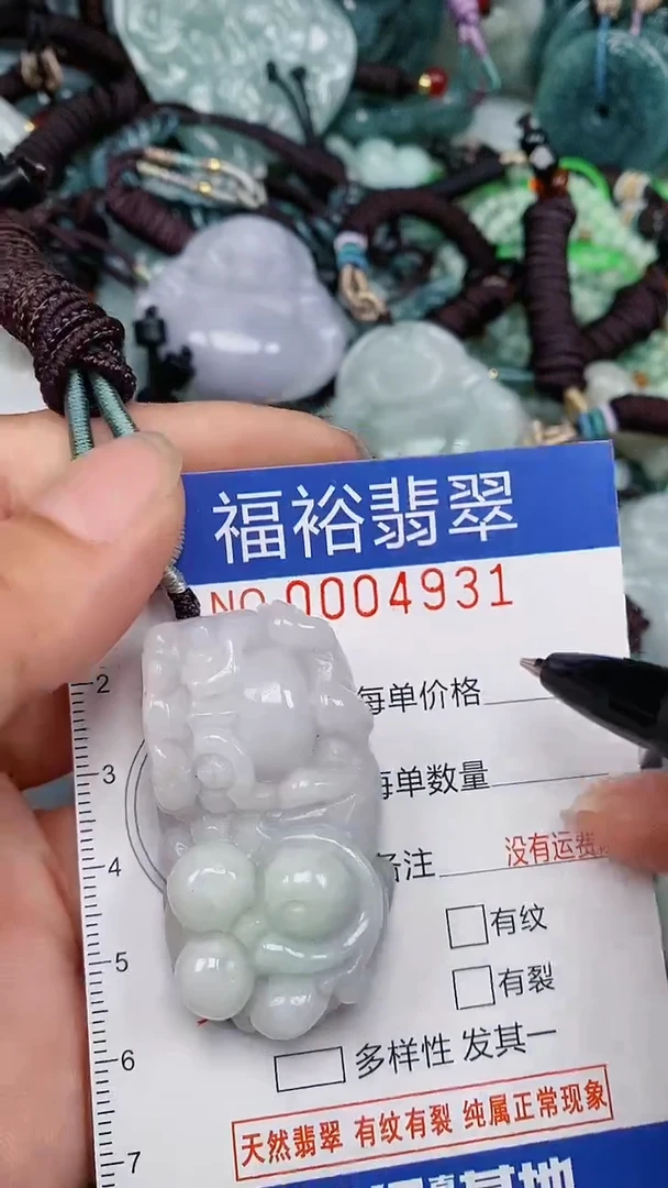 翡翠未镶嵌颈饰...0004931