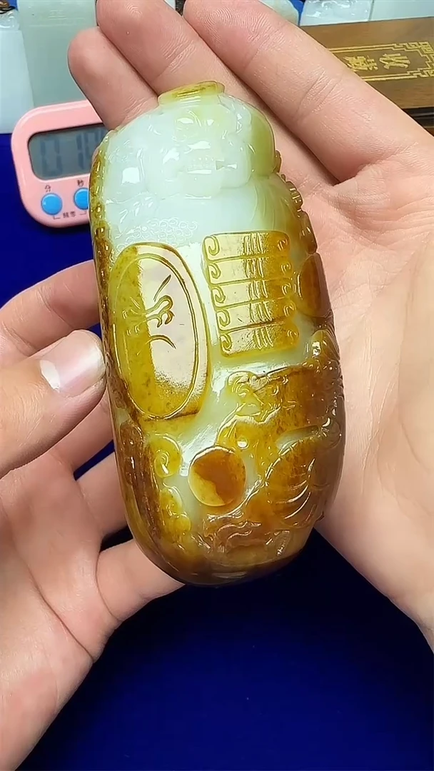 和田玉未镶嵌把件1