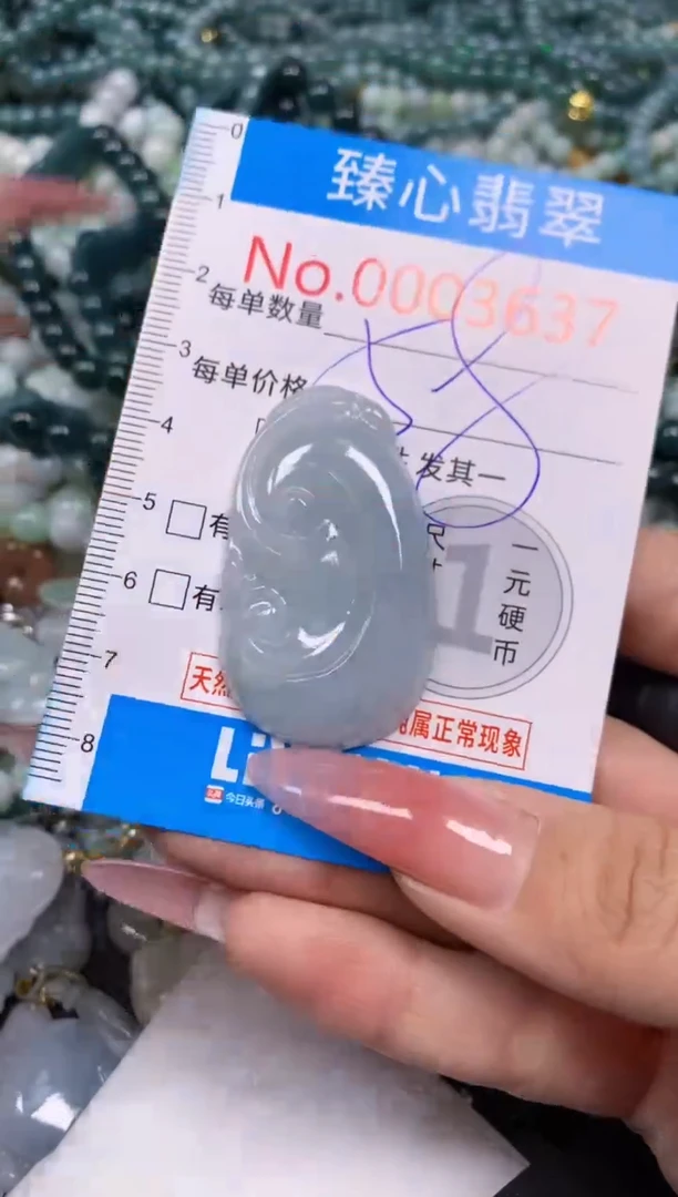 【闪购商品】翡翠颈饰未镶嵌含绳0003637