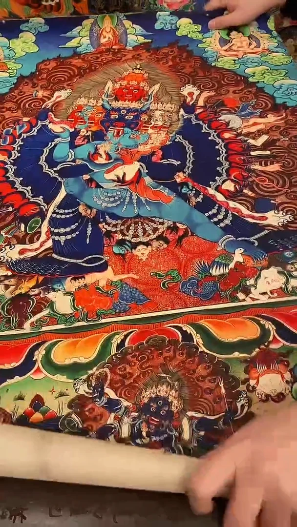 装裱画精美唐卡tk16052