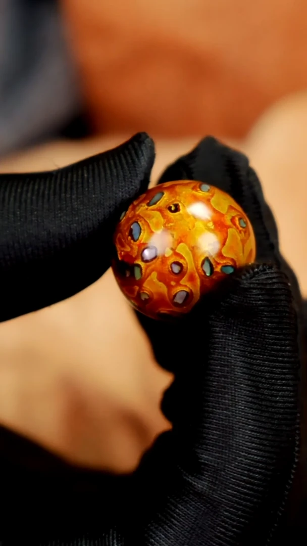 疯子大漆鎏金螺钿20mm