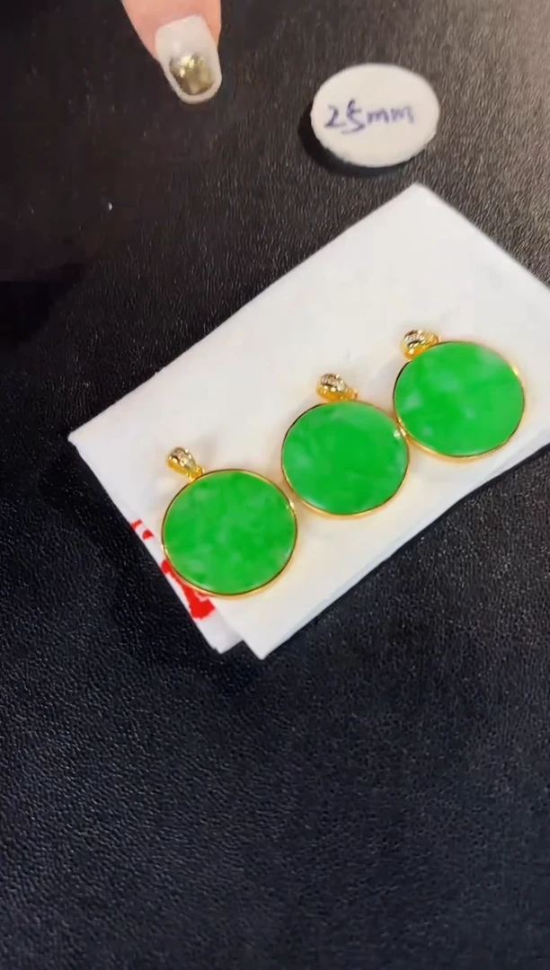 【闪购商品】翡翠颈饰银S925镶嵌缅料A货/多样性发货/一件