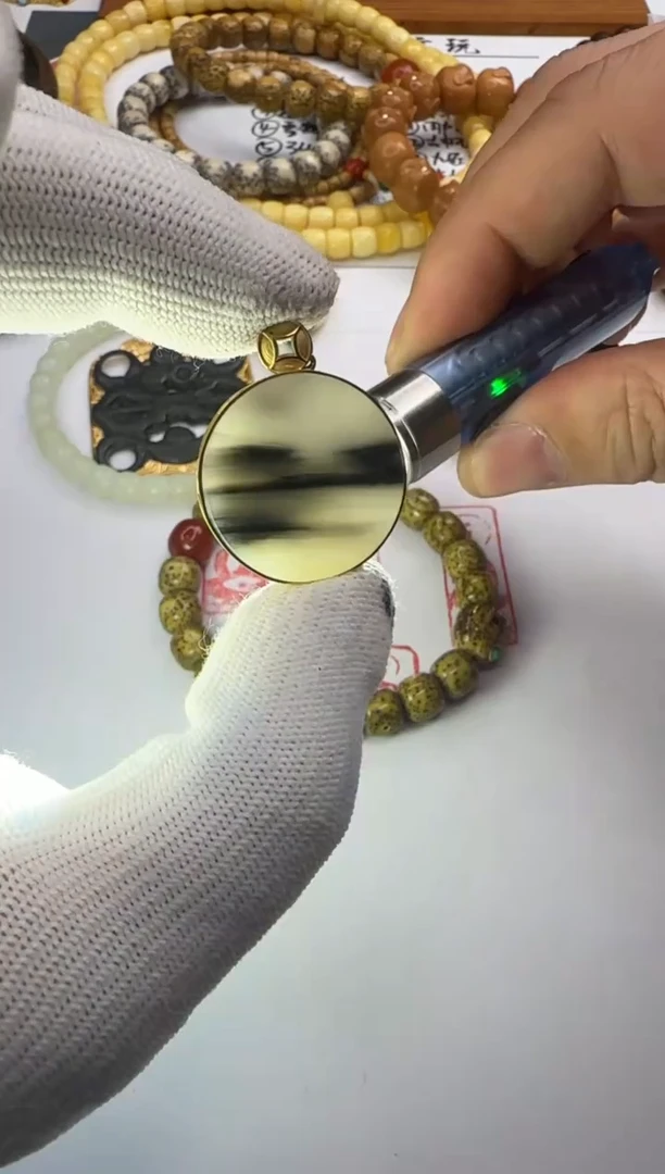 【闪购商品】和田玉吊坠(不含链)18K金镶嵌和田玉 吊坠